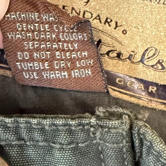 Legendary Whitetails Jacket Coat Mens 2XLT Green Faux Leather Patches Barn Chore - Picture 11 of 11